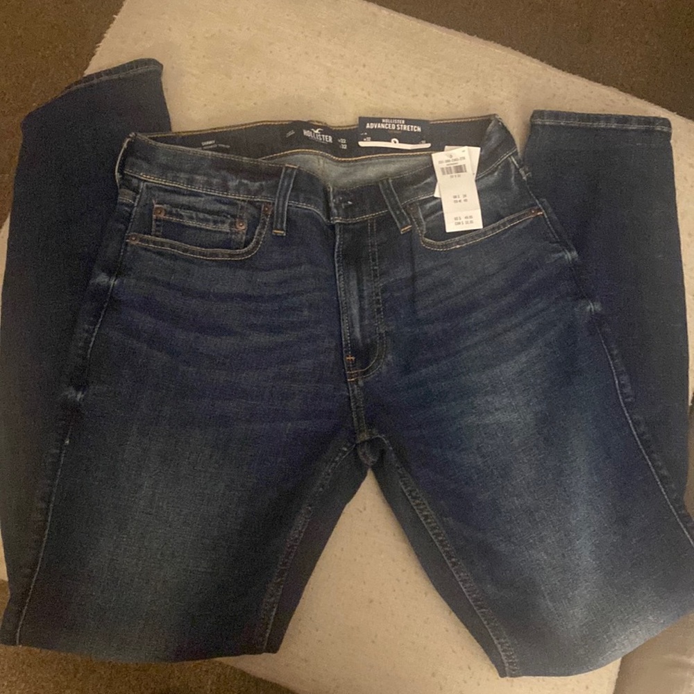 Men’s Hollister skinny blue jeans